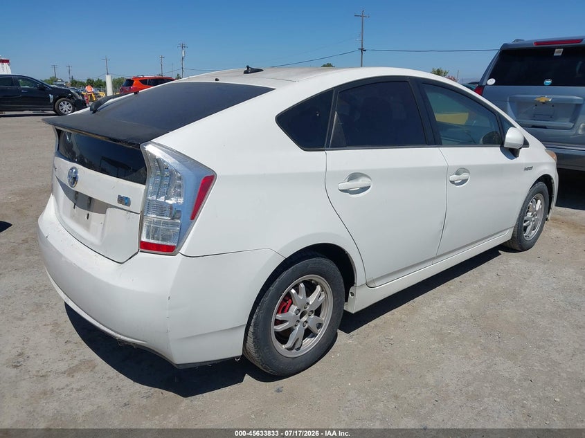 2010 Toyota Prius VIN JTDKN3DUXA0221468 IAAI salvage auction — NORMAL WEAR, Clear - Dealer Only (California), sold $25 on 2026-07-23 (photo 4)