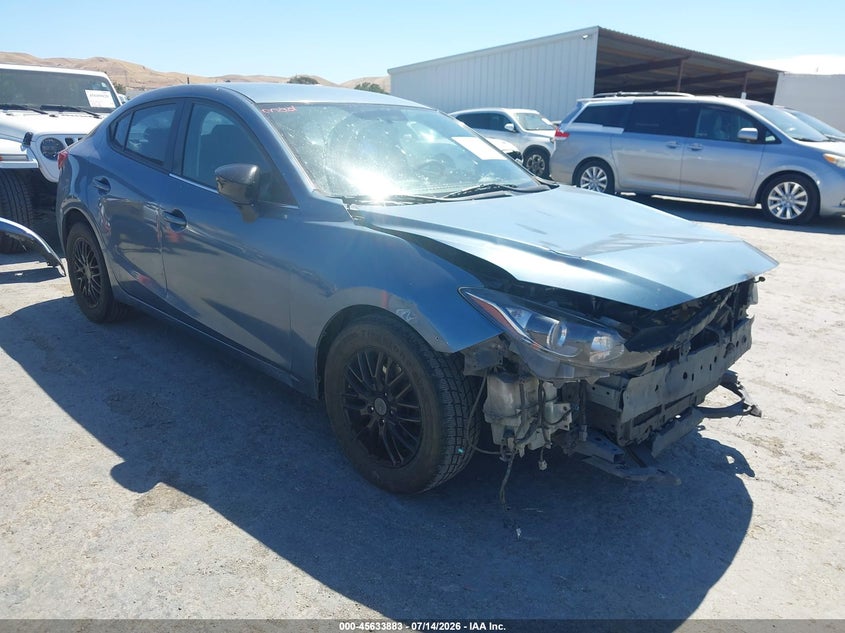 2015 Mazda 3 VIN JM1BM1T72F1226751 IAAI salvage auction — FRONT END, Salvage Title, sold $575 on 2026-08-01 (photo 1)