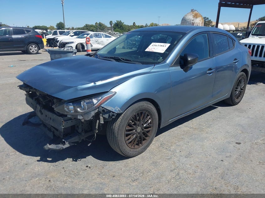 2015 Mazda 3 VIN JM1BM1T72F1226751 IAAI salvage auction — FRONT END, Salvage Title, sold $575 on 2026-08-01 (photo 2)