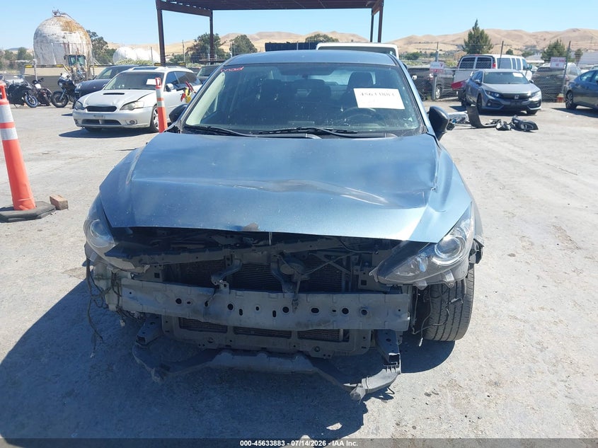 2015 Mazda 3 VIN JM1BM1T72F1226751 IAAI salvage auction — FRONT END, Salvage Title, sold $575 on 2026-08-01 (photo 6)