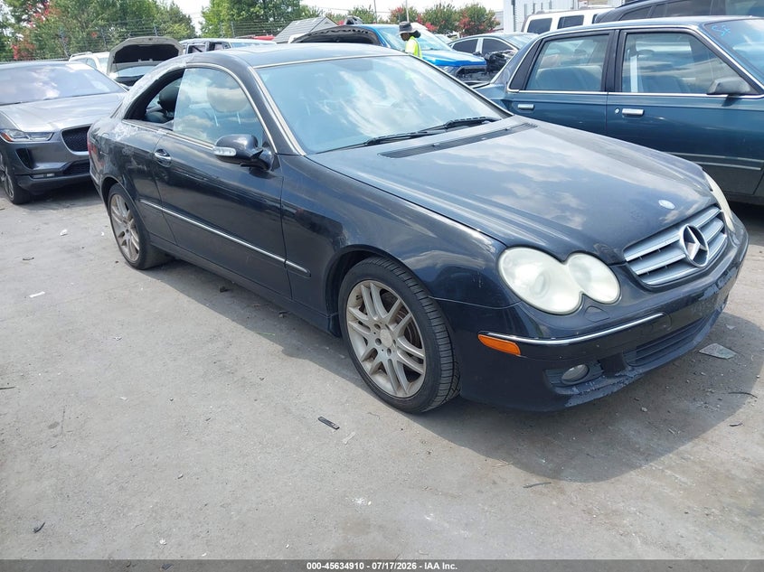 2008 Mercedes-benz Clk-class VIN WDBTJ56H58F244772 IAAI salvage auction — NORMAL WEAR, Clear-Dealer Only (Montana), sold $425 on 2026-08-17 (photo 1)