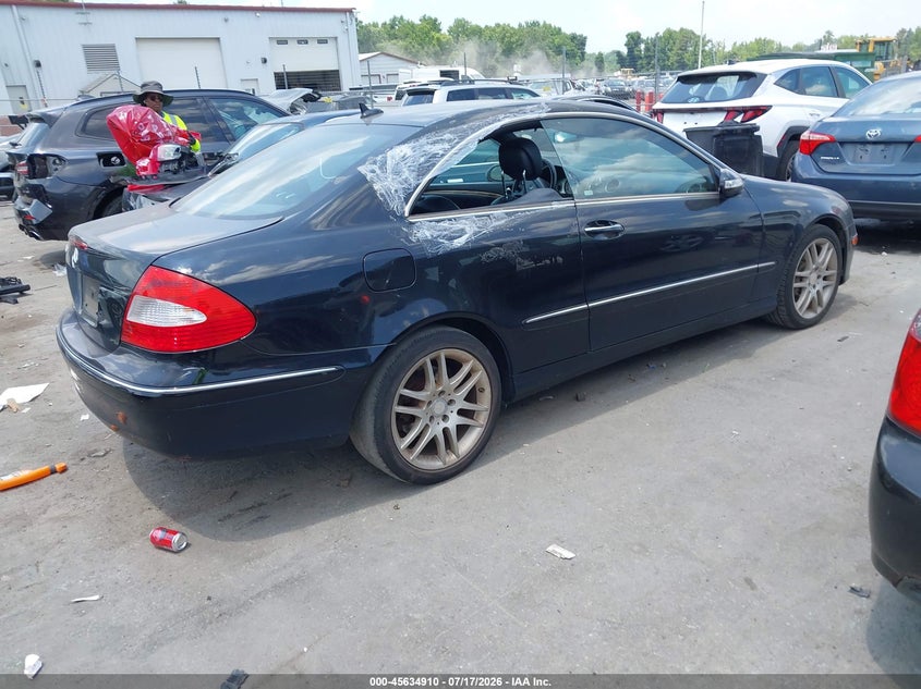2008 Mercedes-benz Clk-class VIN WDBTJ56H58F244772 IAAI salvage auction — NORMAL WEAR, Clear-Dealer Only (Montana), sold $425 on 2026-08-17 (photo 4)