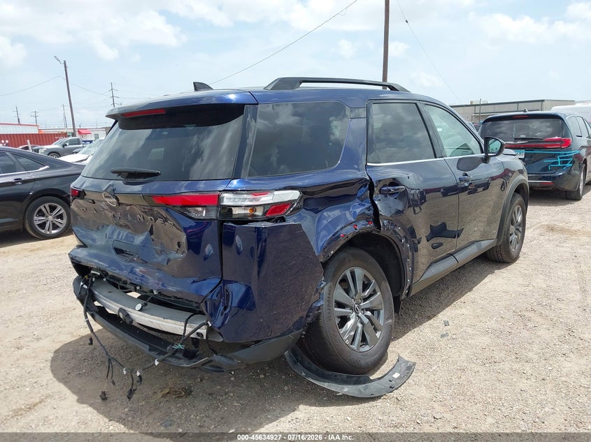 2026 Nissan Pathfinder VIN 5N1DR3BS0TC259433 IAAI salvage auction — REAR END, Enterprise Vehicles Clear Only (Texas), sold $10,500 on 2026-07-29 (photo 4)