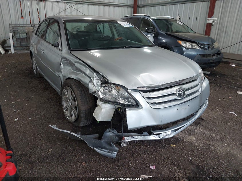 2007 Toyota Avalon VIN 4T1BK36B37U226013 IAAI salvage auction — FRONT & REAR, Clear (Virginia), sold $675 on 2026-08-05 (photo 1)