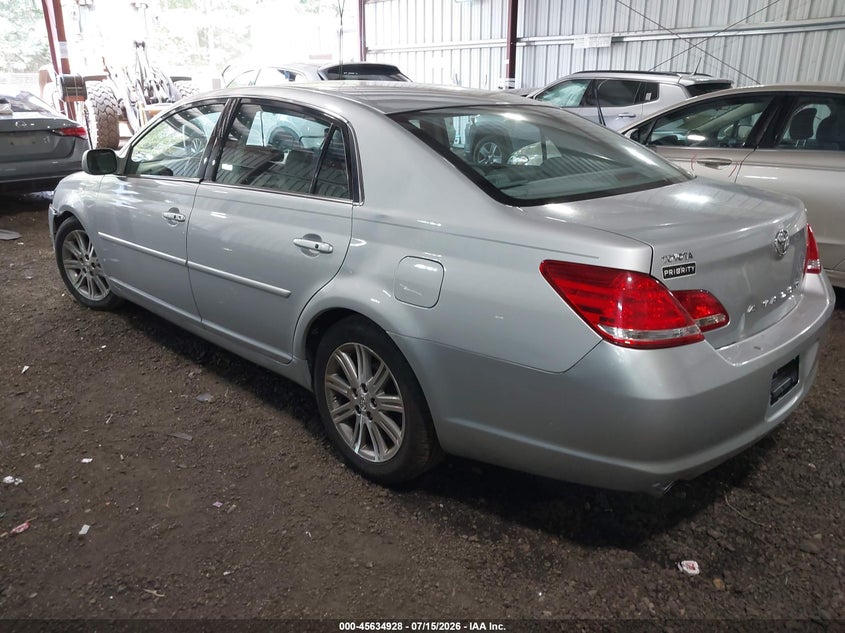 2007 Toyota Avalon VIN 4T1BK36B37U226013 IAAI salvage auction — FRONT & REAR, Clear (Virginia), sold $675 on 2026-08-05 (photo 3)