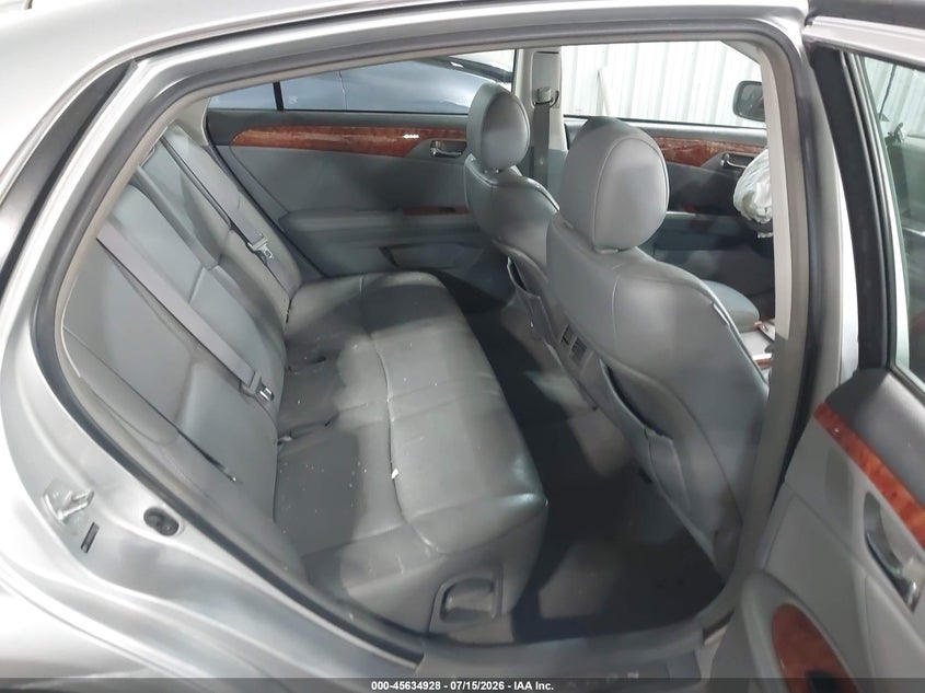 2007 Toyota Avalon VIN 4T1BK36B37U226013 IAAI salvage auction — FRONT & REAR, Clear (Virginia), sold $675 on 2026-08-05 (photo 8)