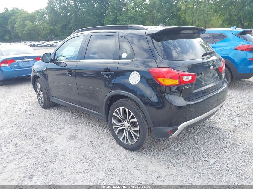 2016 Mitsubishi Outlander VIN JA4AR4AW1GZ057036 IAAI salvage auction — NORMAL WEAR, Clear (New York), sold $1,550 on 2026-07-28 (photo 3)