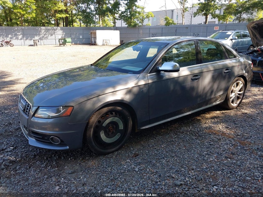2012 Audi S4 VIN WAUBGAFL1CA081176 IAAI salvage auction — NORMAL WEAR, Clear (New Jersey), sold $25 on 2026-07-29 (photo 2)