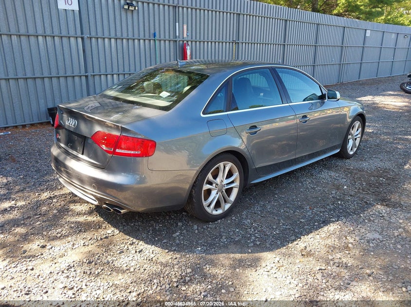 2012 Audi S4 VIN WAUBGAFL1CA081176 IAAI salvage auction — NORMAL WEAR, Clear (New Jersey), sold $25 on 2026-07-29 (photo 4)