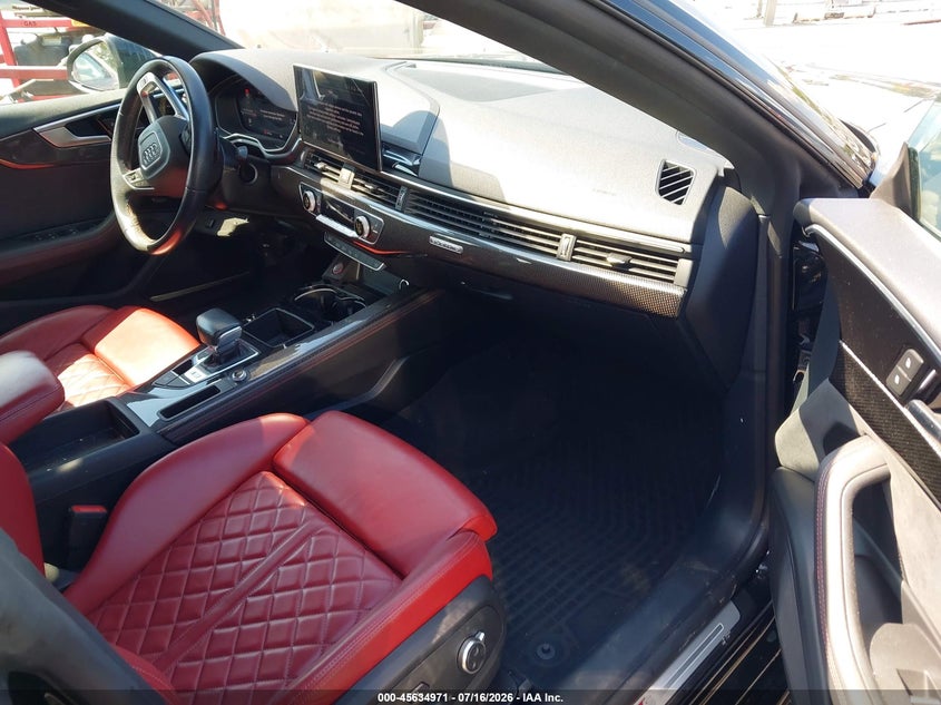 2023 Audi S5 VIN WAUB4CF51PA009566 IAAI salvage auction — FRONT END, Salvage (North Carolina), sold $25,300 on 2026-08-29 (photo 5)