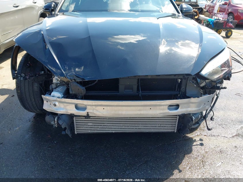 2023 Audi S5 VIN WAUB4CF51PA009566 IAAI salvage auction — FRONT END, Salvage (North Carolina), sold $25,300 on 2026-08-29 (photo 6)
