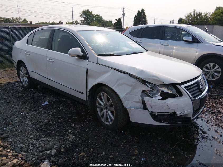 2010 Volkswagen Passat VIN WVWJK7AN8AE092075 IAAI salvage auction — RIGHT FRONT, Salvage (Ohio), sold $800 on 2026-08-19 (photo 1)
