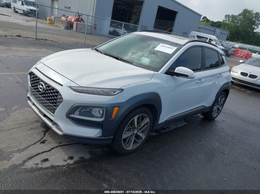 2019 Hyundai Kona VIN KM8K53A57KU250333 IAAI salvage auction — NORMAL WEAR, Salvage Title, sold $4,050 on 2026-07-22 (photo 2)