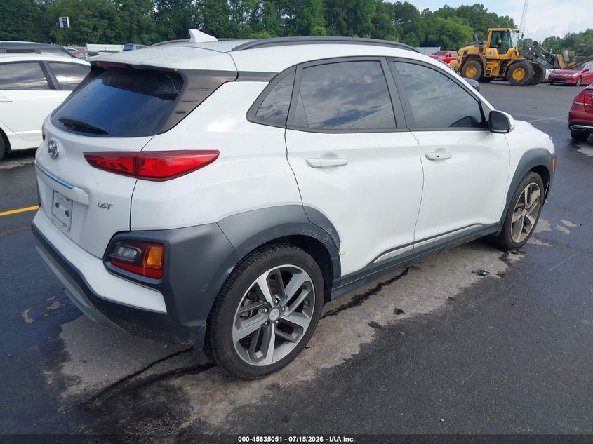 2019 Hyundai Kona VIN KM8K53A57KU250333 IAAI salvage auction — NORMAL WEAR, Salvage Title, sold $4,050 on 2026-07-22 (photo 4)