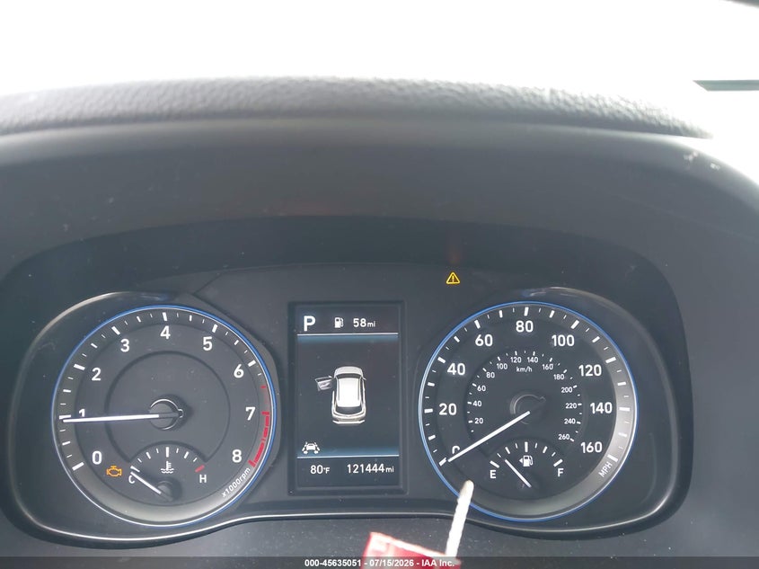 2019 Hyundai Kona VIN KM8K53A57KU250333 IAAI salvage auction — NORMAL WEAR, Salvage Title, sold $4,050 on 2026-07-22 (photo 7)