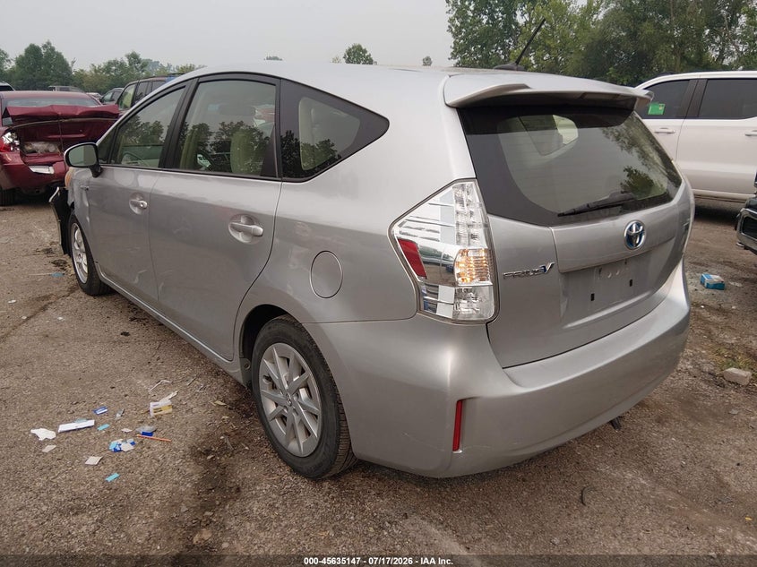 2013 Toyota Prius v VIN JTDZN3EU8D3193668 IAAI salvage auction — LEFT FRONT, Salvage (Ohio), sold $1,850 on 2026-07-28 (photo 3)