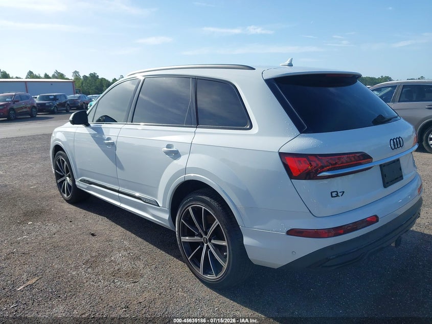 2021 Audi Q7 VIN WA1LXAF77MD041012 IAAI salvage auction — SIDE, Wait Title, sold $16,500 on 2026-08-26 (photo 3)