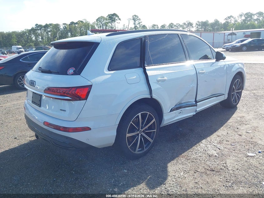 2021 Audi Q7 VIN WA1LXAF77MD041012 IAAI salvage auction — SIDE, Wait Title, sold $16,500 on 2026-08-26 (photo 4)