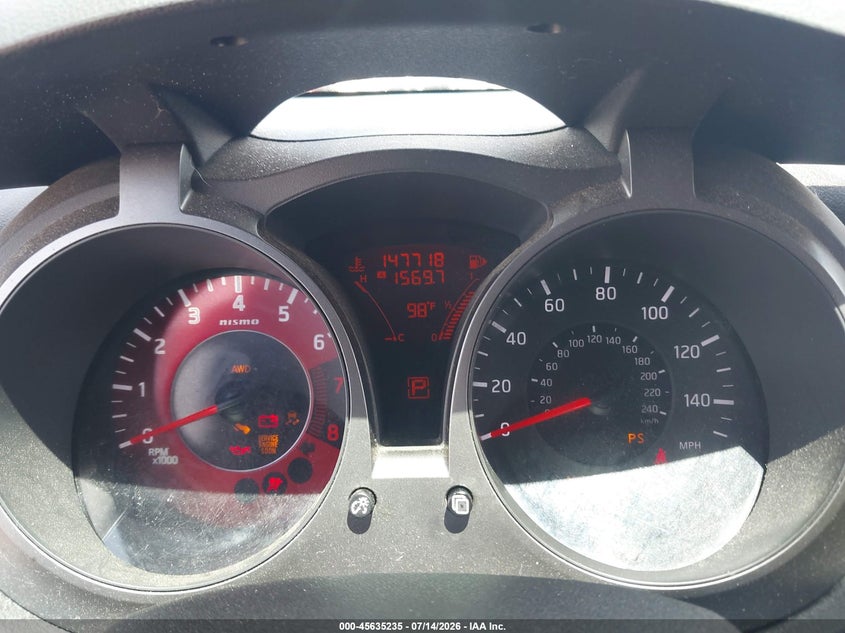 2015 Nissan Juke VIN JN8AF5MV0FT562191 IAAI salvage auction — NORMAL WEAR, Clear (Florida), sold $1,200 on 2026-07-28 (photo 7)