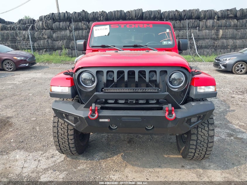 2022 Jeep Gladiator VIN 1C6HJTAG5NL135131 IAAI salvage auction — REAR END, Salvage (Pennsylvania), sold $12,500 on 2026-07-31 (photo 6)