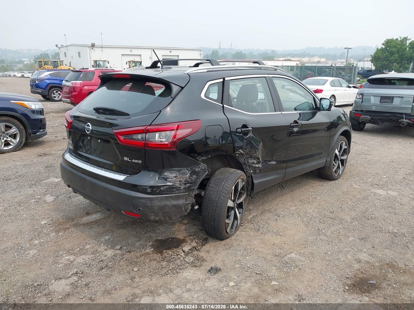 2022 Nissan Rogue VIN JN1BJ1CW8NW496877 IAAI salvage auction — RIGHT REAR, Salvage (Pennsylvania), sold $7,700 on 2026-07-31 (photo 4)