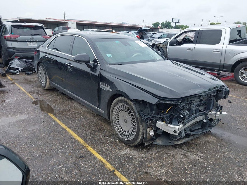 2021 Genesis G90 VIN KMTF54PH9MU090635 — IAAI salvage auction photo