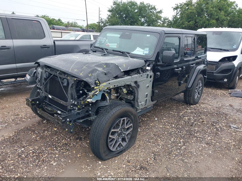 2026 Jeep Wrangler / VIN 1C4PJXEN7TW210783 IAAI salvage auction — FRONT END, Salvage Title, sold $18,925 on 2026-07-30 (photo 2)