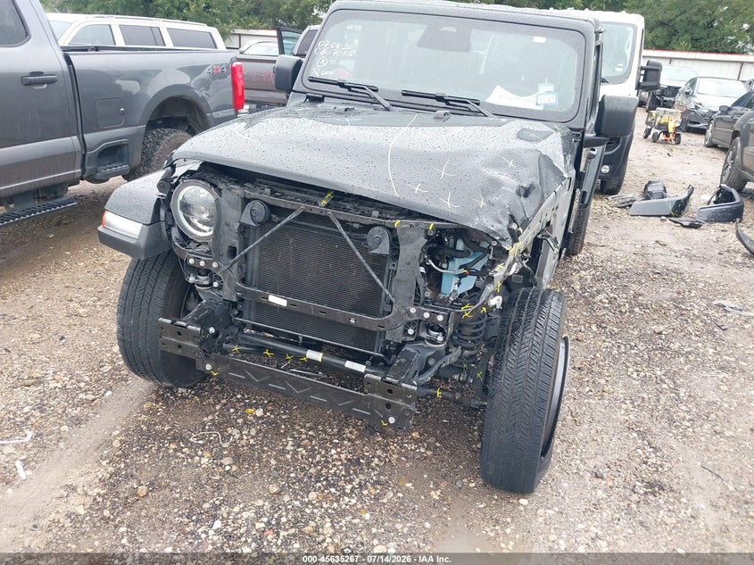 2026 Jeep Wrangler / VIN 1C4PJXEN7TW210783 IAAI salvage auction — FRONT END, Salvage Title, sold $18,925 on 2026-07-30 (photo 6)