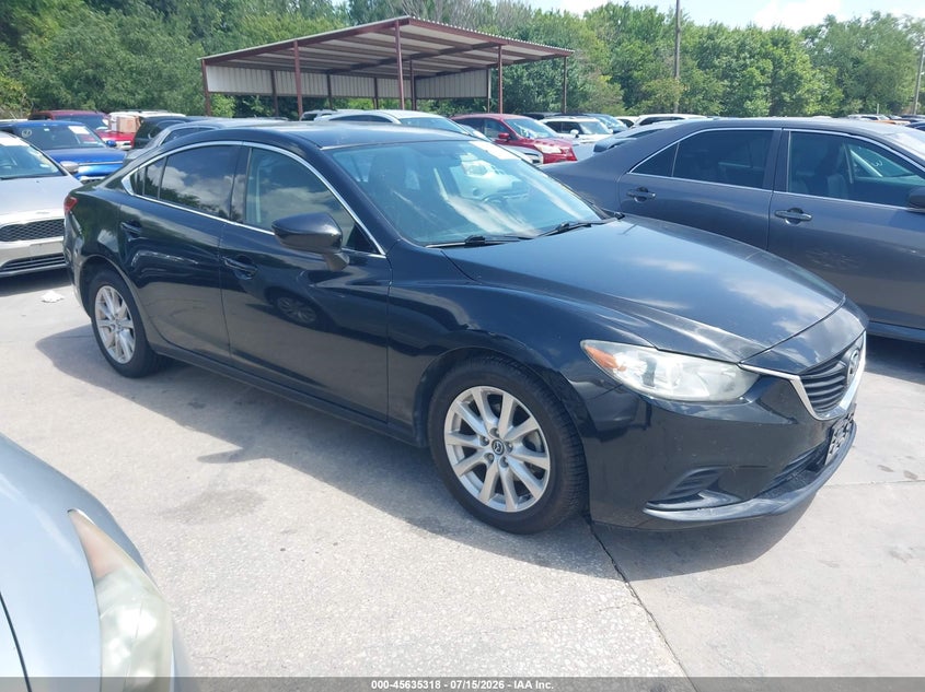 2016 Mazda 6 VIN JM1GJ1U59G1451049 IAAI salvage auction — NORMAL WEAR, Original (Texas), sold $25 on 2026-07-29 (photo 1)