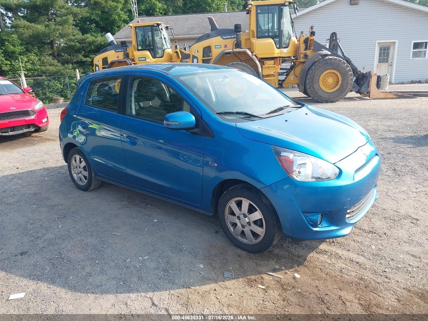 2015 Mitsubishi Mirage VIN ML32A4HJ3FH002493 IAAI salvage auction — ROOF, Salvage (Ohio), sold $500 on 2026-07-24 (photo 1)