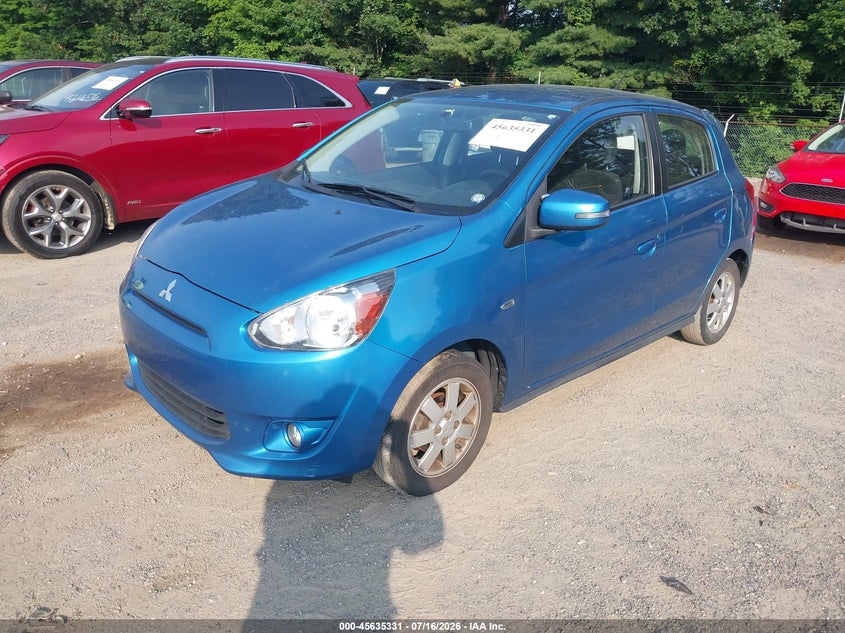 2015 Mitsubishi Mirage VIN ML32A4HJ3FH002493 IAAI salvage auction — ROOF, Salvage (Ohio), sold $500 on 2026-07-24 (photo 2)