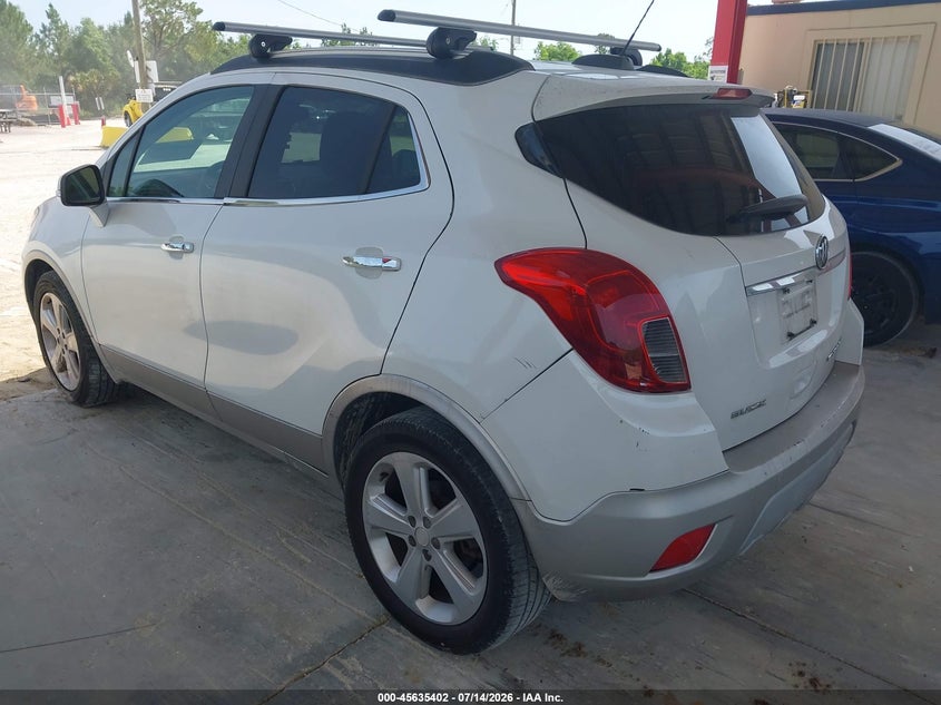 2015 Buick Encore VIN KL4CJBSB4FB113543 IAAI salvage auction — NORMAL WEAR, Salvage Title, sold $350 on 2026-07-28 (photo 3)