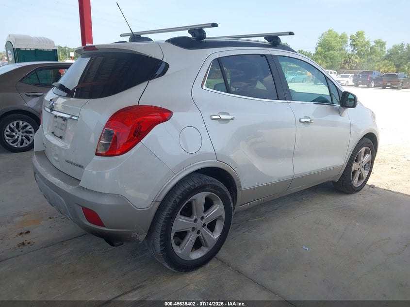 2015 Buick Encore VIN KL4CJBSB4FB113543 IAAI salvage auction — NORMAL WEAR, Salvage Title, sold $350 on 2026-07-28 (photo 4)