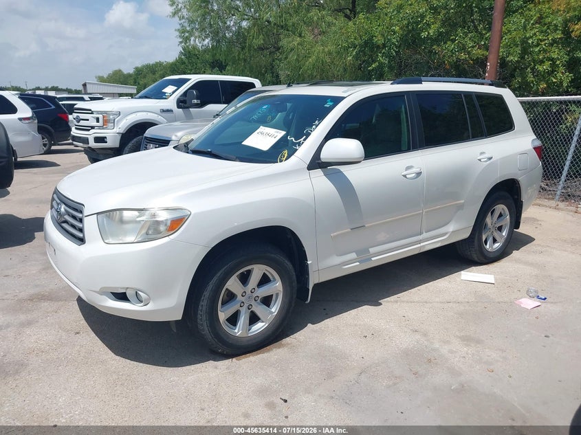 2010 Toyota Highlander VIN 5TDKK3EH0AS008889 IAAI salvage auction — NORMAL WEAR, Original (Texas), sold $1,700 on 2026-07-29 (photo 2)