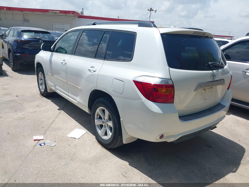 2010 Toyota Highlander VIN 5TDKK3EH0AS008889 IAAI salvage auction — NORMAL WEAR, Original (Texas), sold $1,700 on 2026-07-29 (photo 3)