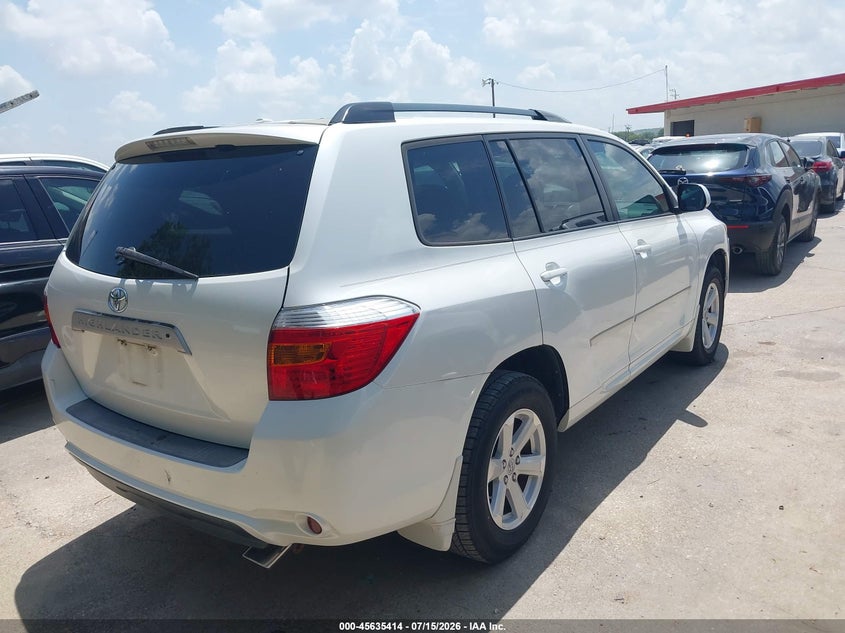 2010 Toyota Highlander VIN 5TDKK3EH0AS008889 IAAI salvage auction — NORMAL WEAR, Original (Texas), sold $1,700 on 2026-07-29 (photo 4)