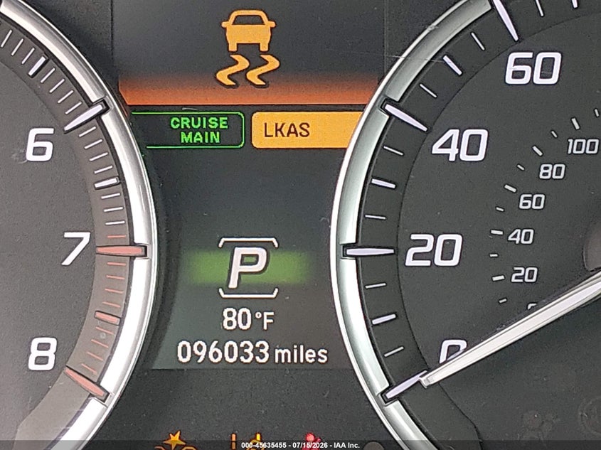 2016 Acura Tlx VIN 19UUB1F55GA012252 IAAI salvage auction — RIGHT FRONT, Original (Texas), sold $5,750 on 2026-09-02 (photo 7)