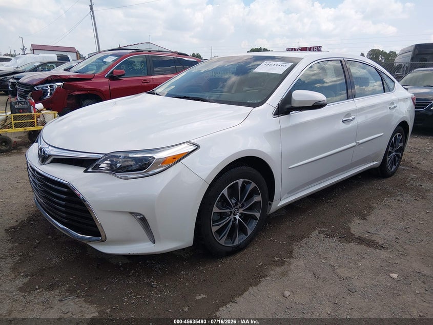 2016 Toyota Avalon VIN 4T1BK1EB9GU231349 IAAI salvage auction — REAR END, Clear (Indiana), sold $11,100 on 2026-08-16 (photo 2)