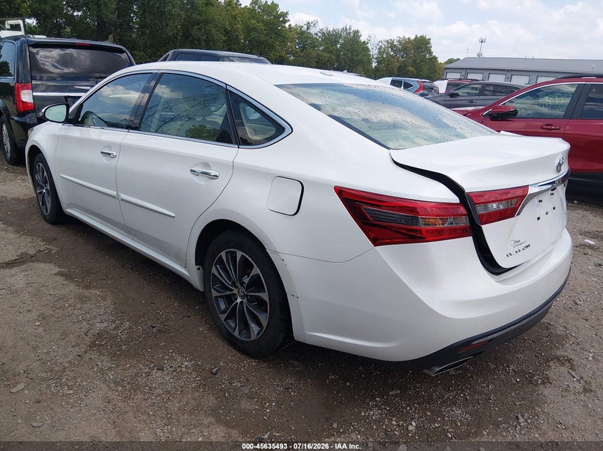 2016 Toyota Avalon VIN 4T1BK1EB9GU231349 IAAI salvage auction — REAR END, Clear (Indiana), sold $11,100 on 2026-08-16 (photo 3)