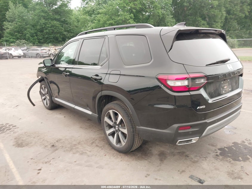2025 Honda Pilot VIN 5FNYG1H85SB040352 IAAI salvage auction — FRONT END, Salvage Title, sold $14,400 on 2026-10-01 (photo 3)
