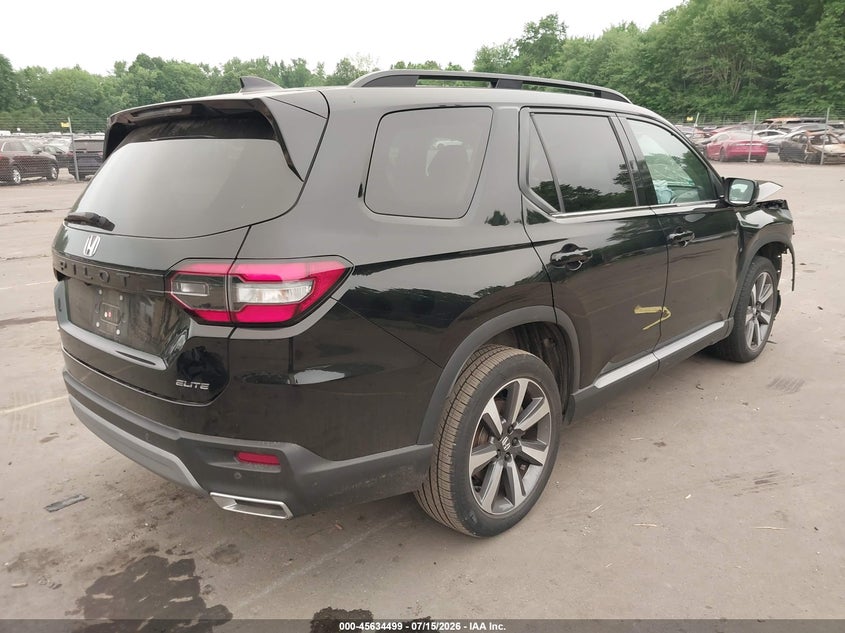 2025 Honda Pilot VIN 5FNYG1H85SB040352 IAAI salvage auction — FRONT END, Salvage Title, sold $14,400 on 2026-10-01 (photo 4)
