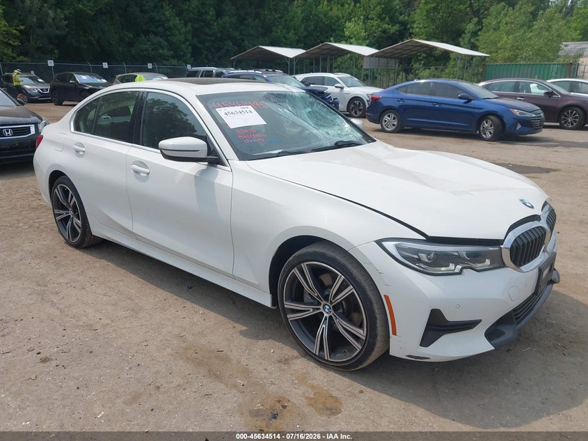 2020 BMW 3er VIN 3MW5R7J02L8B40383 — IAAI salvage auction photo