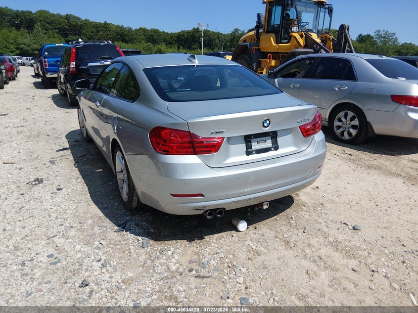 2015 BMW 4er VIN WBA3N9C58FK248324 IAAI salvage auction — FRONT END, Wait Title, sold $2,300 on 2026-07-30 (photo 3)