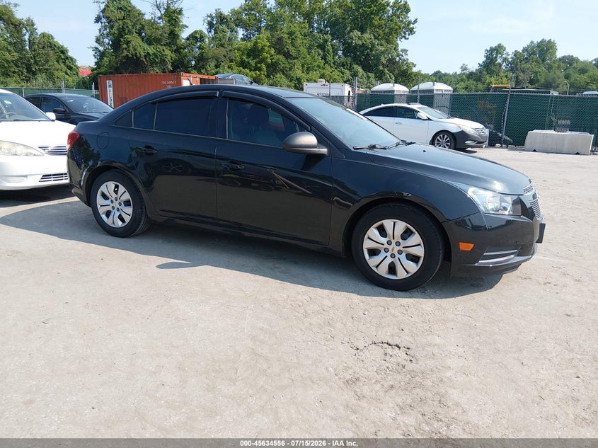 2014 Chevrolet Cruze VIN 1G1PA5SG2E7106041 IAAI salvage auction — SIDE, Salvage - Greater Than 75% (Maryland), sold $500 on 2026-07-24 (photo 1)