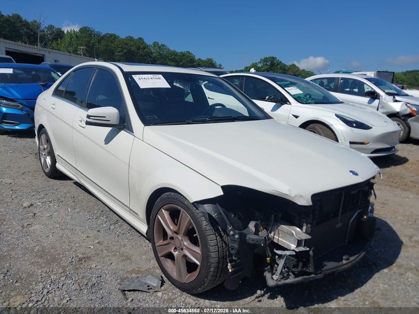 2011 Mercedes-benz C class VIN WDDGF5EB1BA453275 IAAI salvage auction — FRONT END, Salvage (Idaho), sold $275 on 2026-07-28 (photo 1)