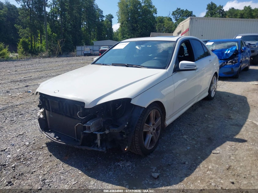2011 Mercedes-benz C class VIN WDDGF5EB1BA453275 IAAI salvage auction — FRONT END, Salvage (Idaho), sold $275 on 2026-07-28 (photo 2)