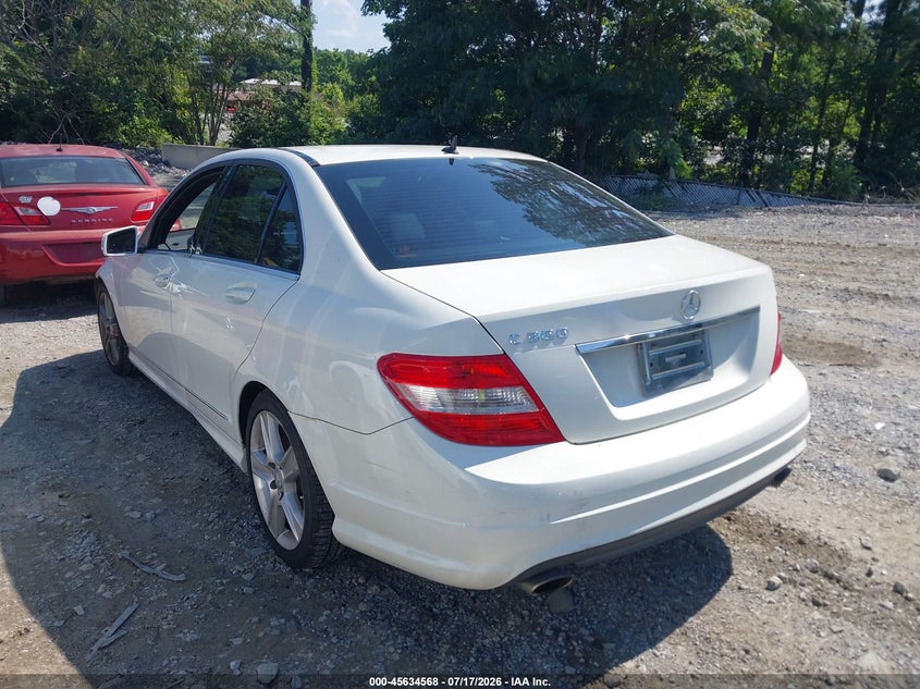 2011 Mercedes-benz C class VIN WDDGF5EB1BA453275 IAAI salvage auction — FRONT END, Salvage (Idaho), sold $275 on 2026-07-28 (photo 3)