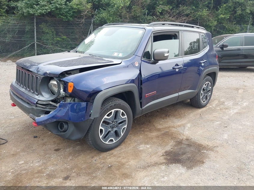 2016 Jeep Renegade VIN ZACCJBCT0GPC75917 IAAI salvage auction — LEFT FRONT, Salvage (Pennsylvania), sold $575 on 2026-07-24 (photo 2)
