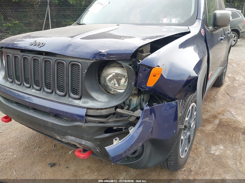 2016 Jeep Renegade VIN ZACCJBCT0GPC75917 IAAI salvage auction — LEFT FRONT, Salvage (Pennsylvania), sold $575 on 2026-07-24 (photo 6)