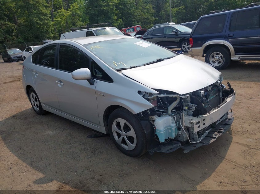 2014 Toyota Prius VIN JTDKN3DU5E1766557 IAAI salvage auction — FRONT END, Salvage - 75% Or Less (Maryland), sold $1,350 on 2026-07-29 (photo 1)